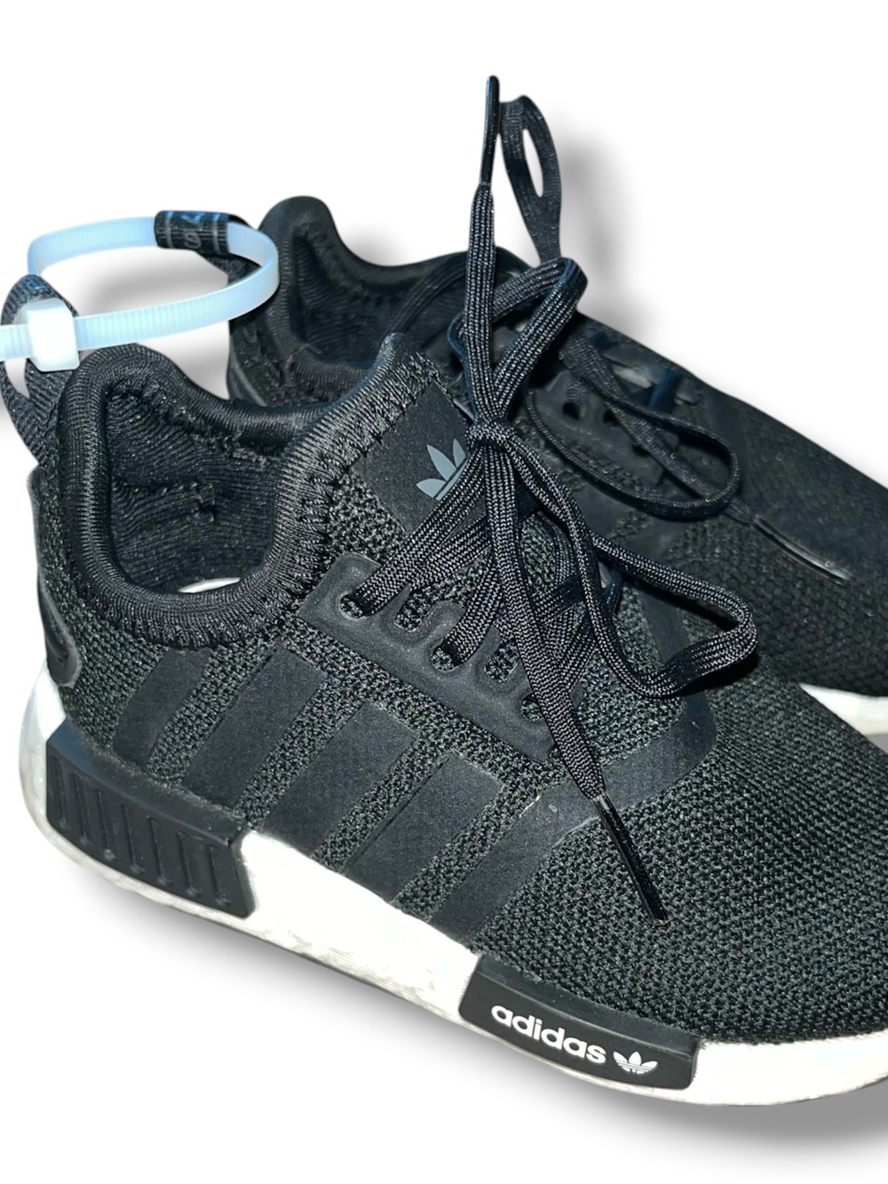 adidas Kids Black Knit NMD-Style Sneakers